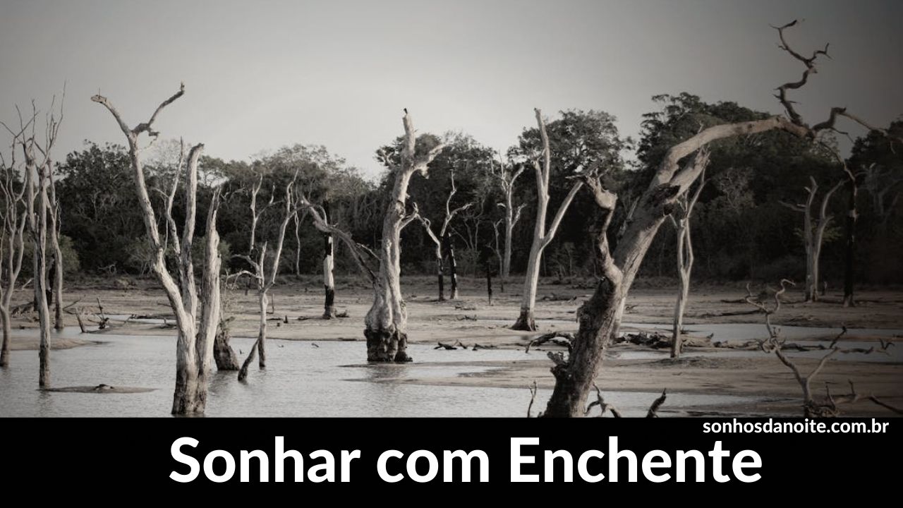 Sonhar com enchente