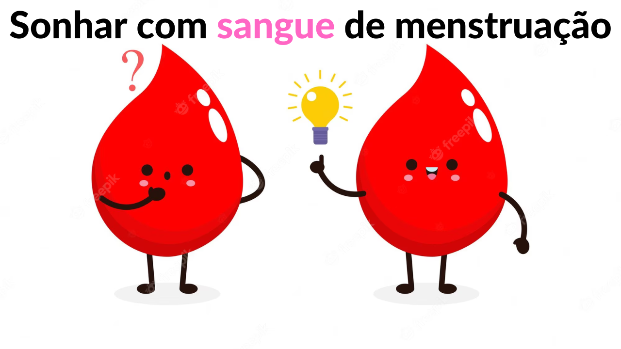 sangue de menstruação