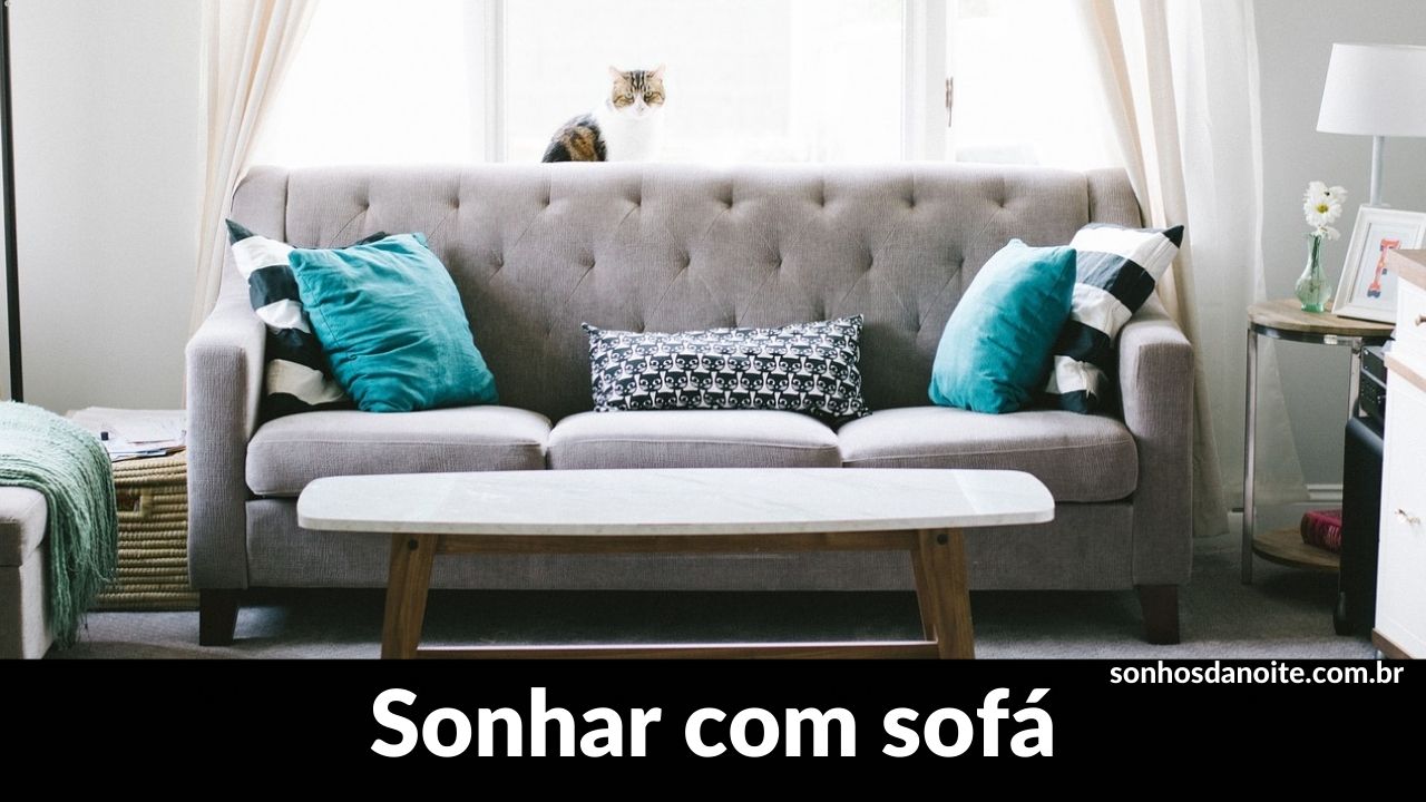 Sonhar com sofá