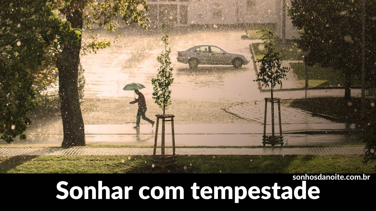 Sonhar com tempestade