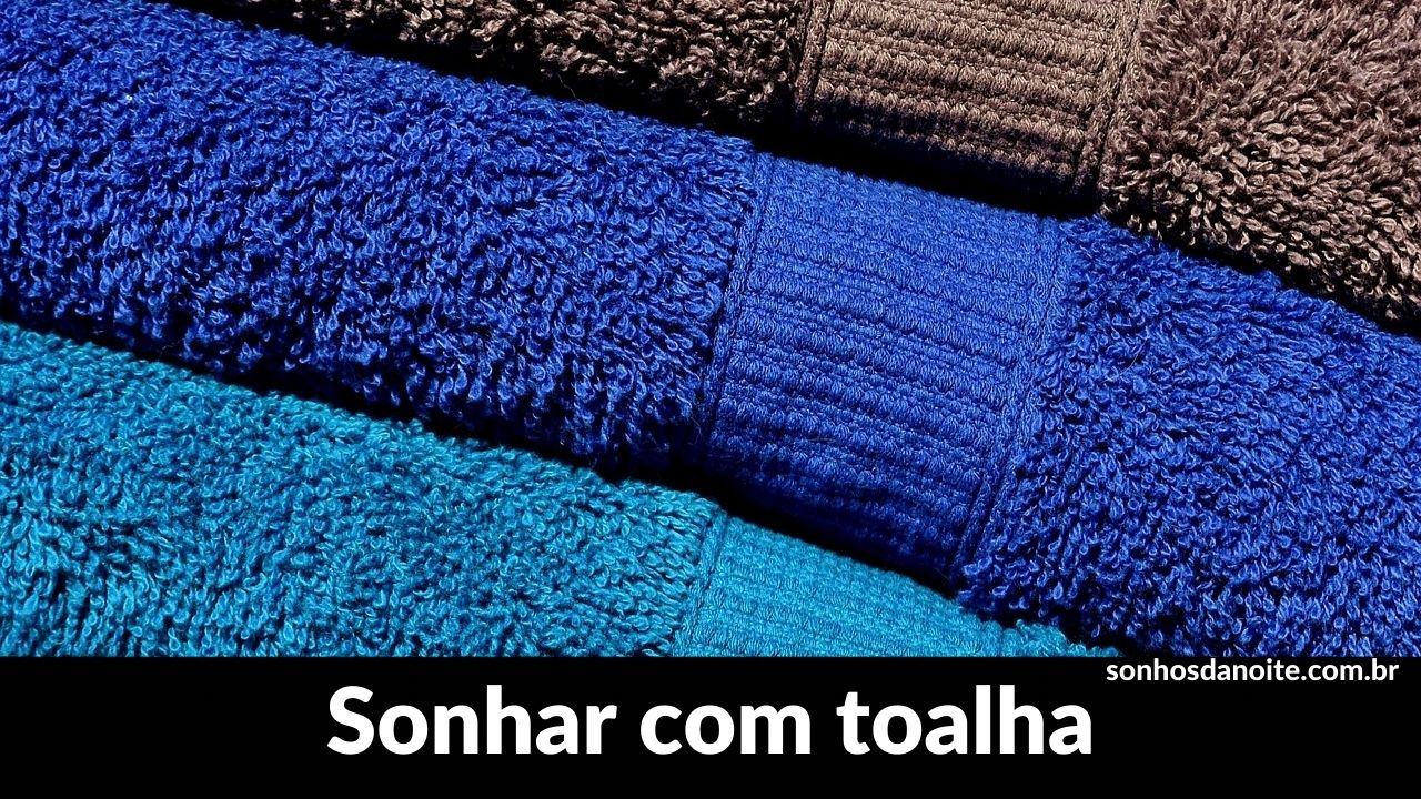 Sonhar com toalha