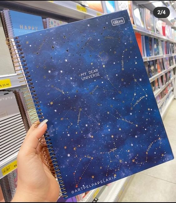 Sonhar com caderno azul