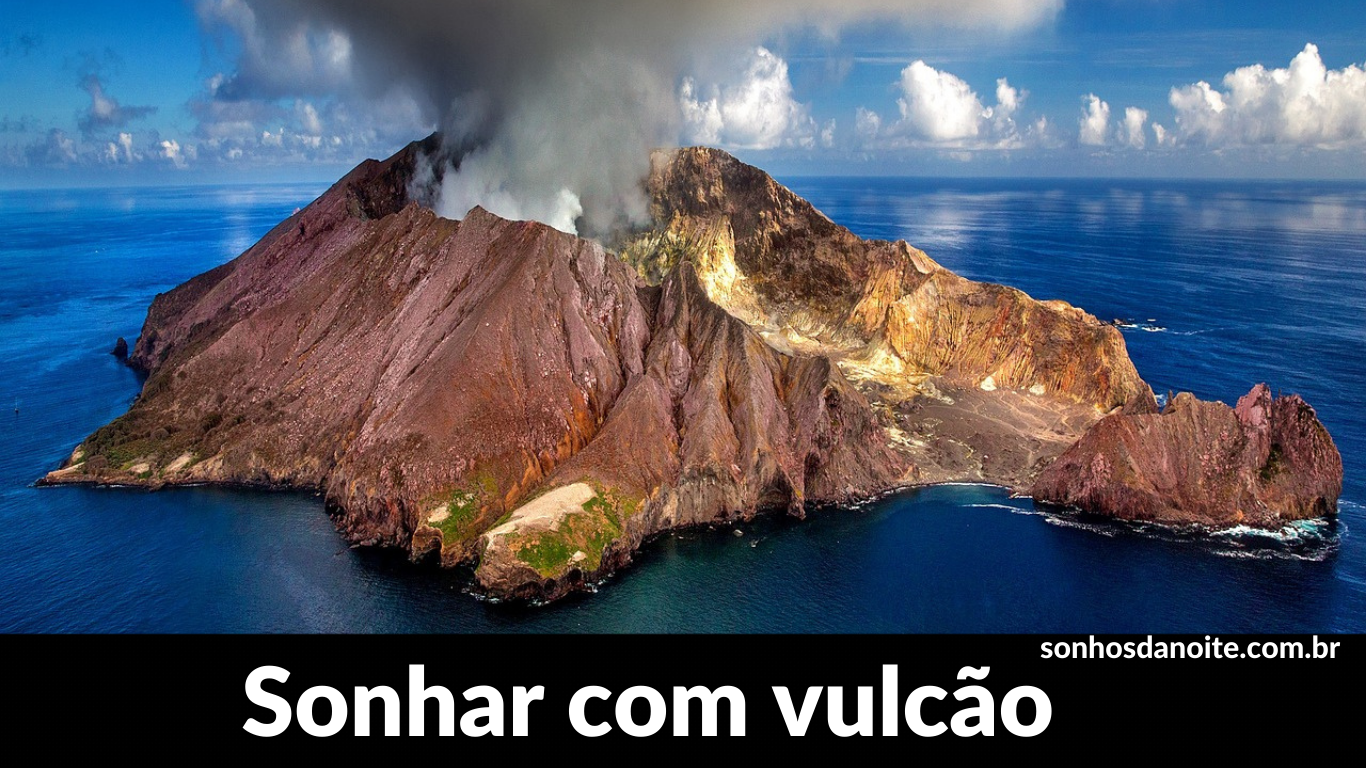 Sonhar com vulcão